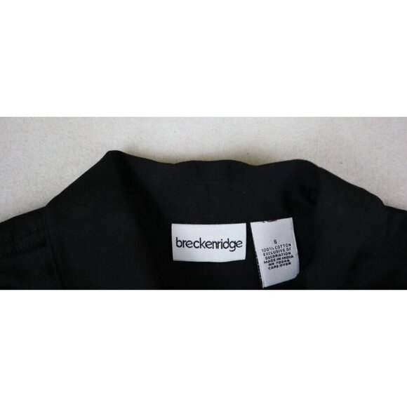 BRECKENRIDGE - WOMEN'S BLACK COCKTAIL MARGARITA DRINK EMBROIDERED JACKET - S - Picture 5 of 9